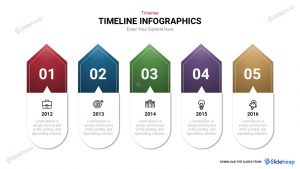 abstract powerpoint timeline