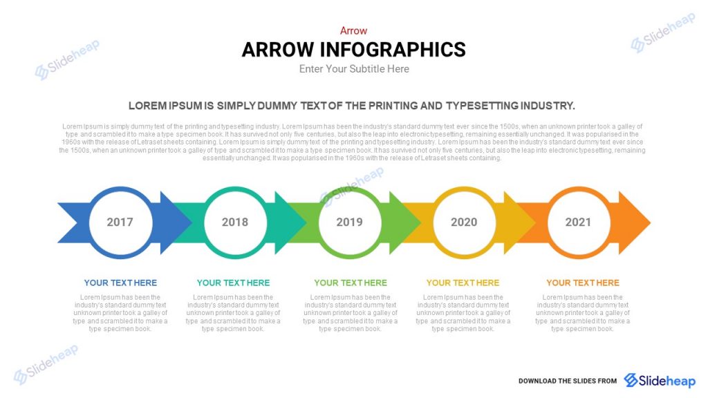 Arrow Template for Google Slides and PowerPoint | SlideHeap