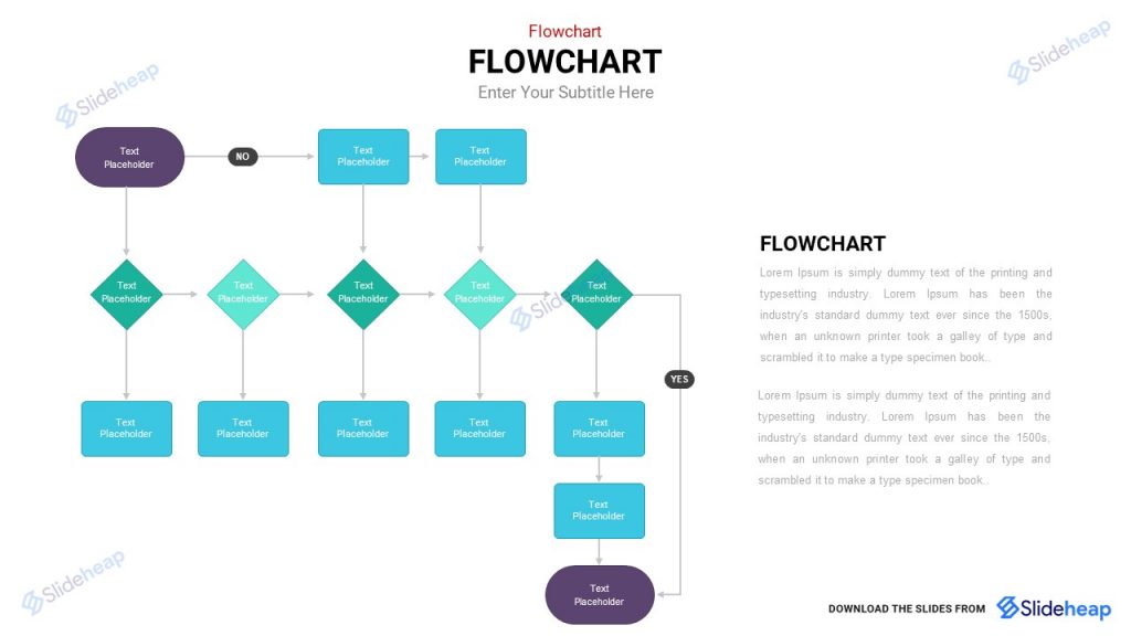 Flowchart Template For PowerPoint | Slideheap