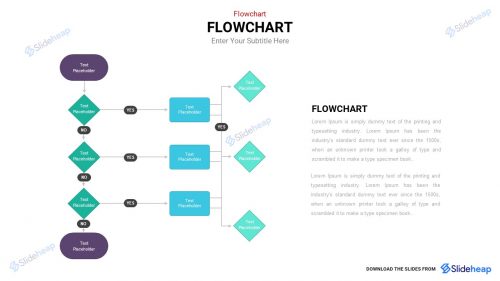 Flowchart Template For PowerPoint | Slideheap