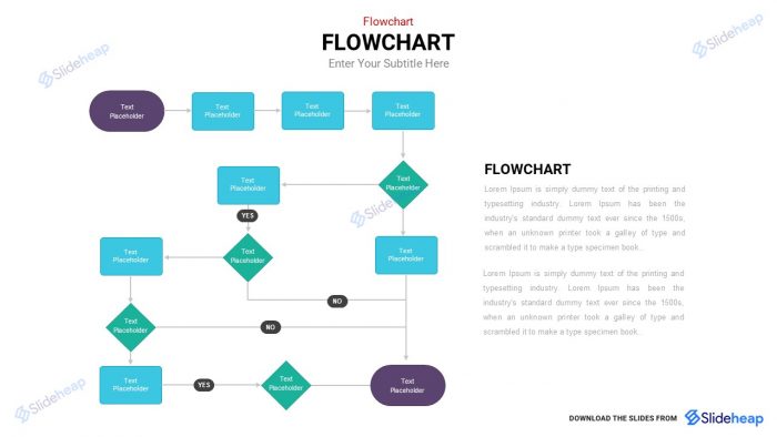 Flowchart Template For PowerPoint | Slideheap
